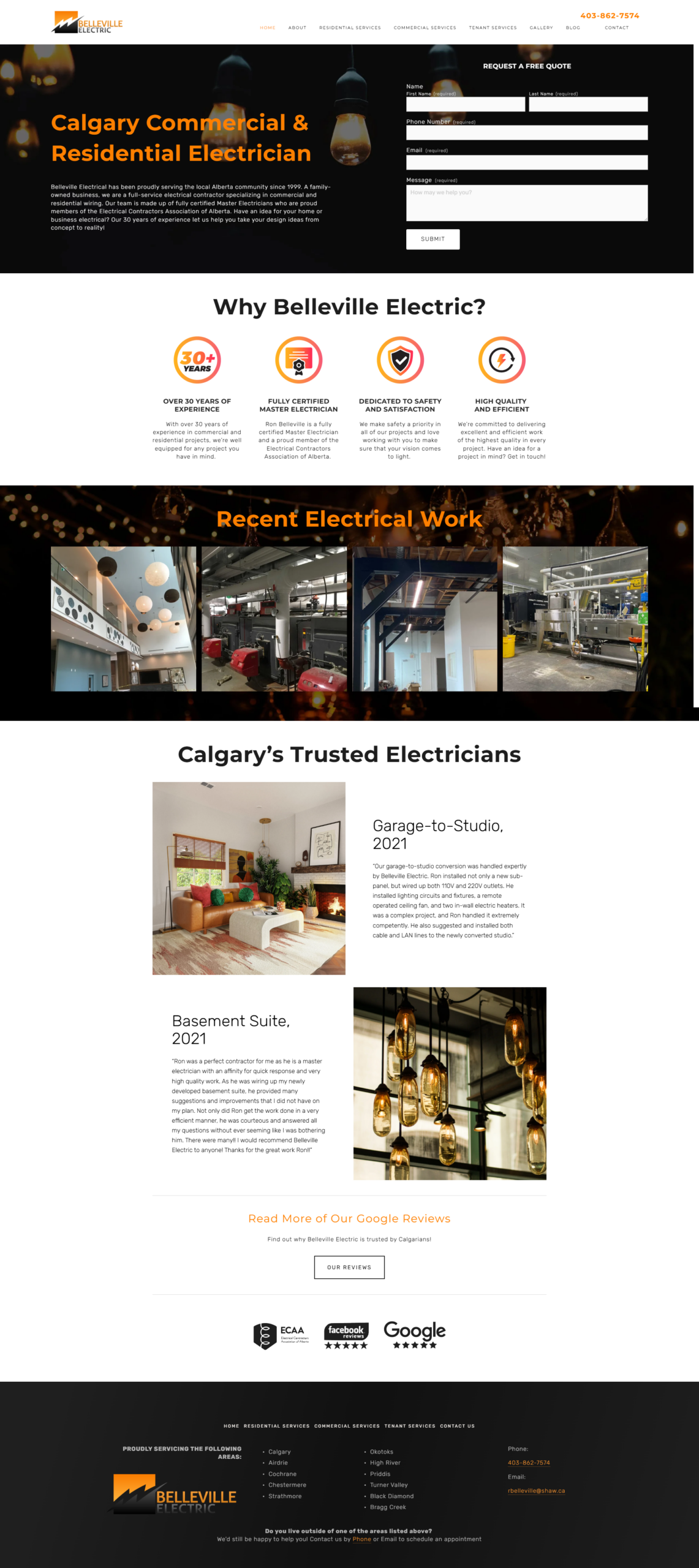 Belleville Electric Website