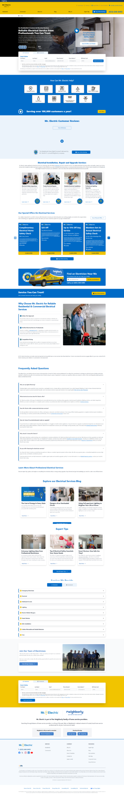 Commercial Residential Electric Website