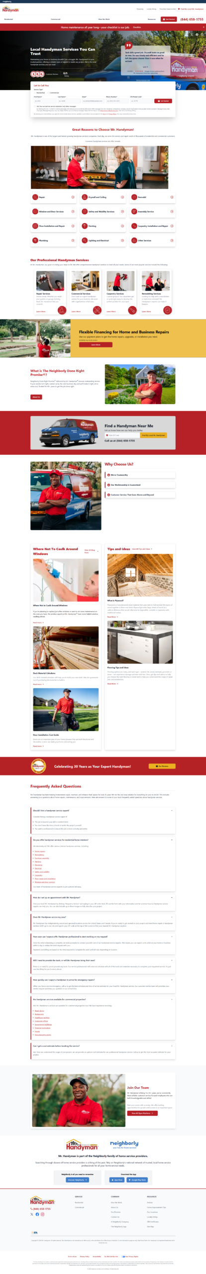 Mr Handyman Website