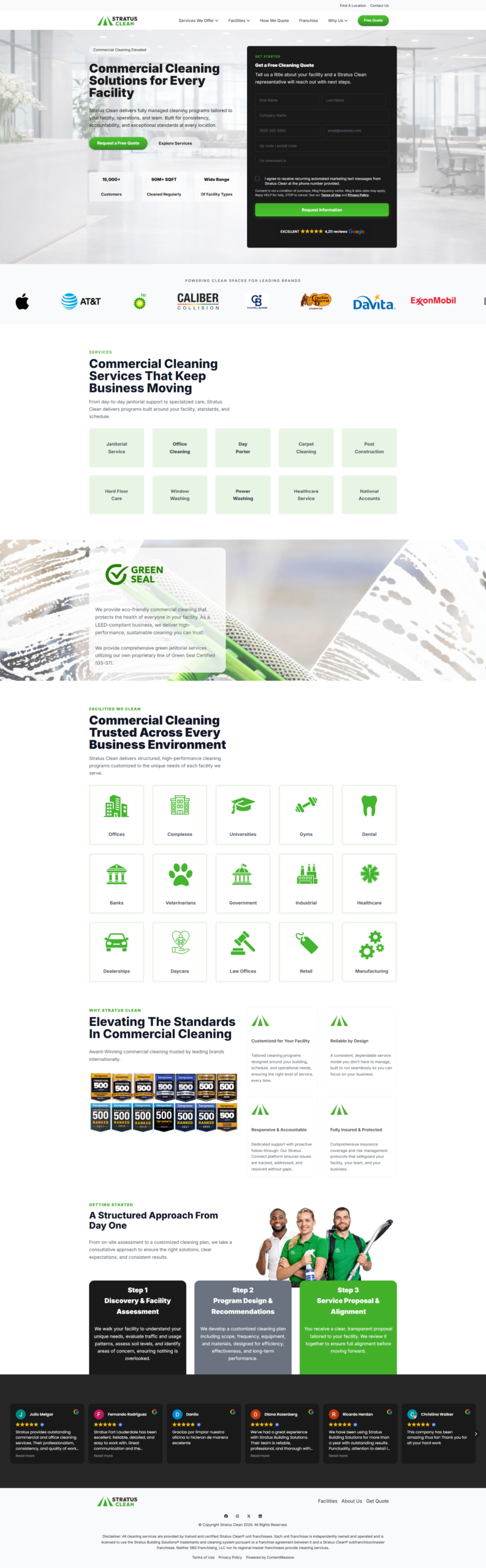 Stratus Building Solutions Website