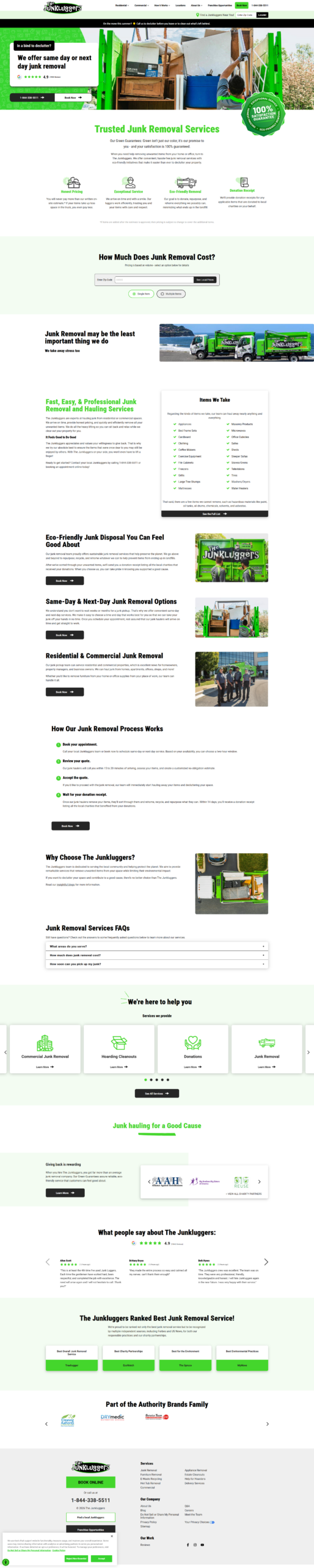 Reliable Junk Removal Website